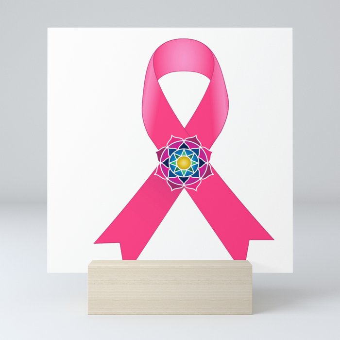 Cancer Ribbon Mini Art Print