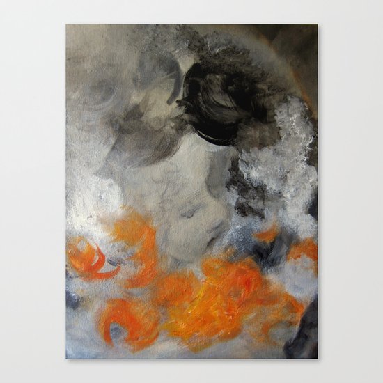 empty hurricane fires Canvas Print