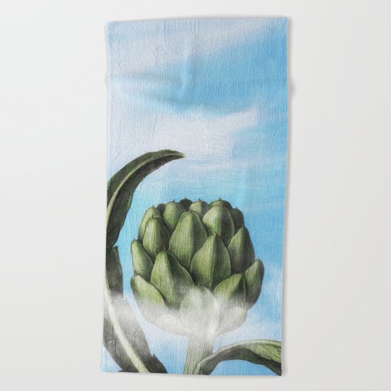 Artichoke Heaven Beach Towel