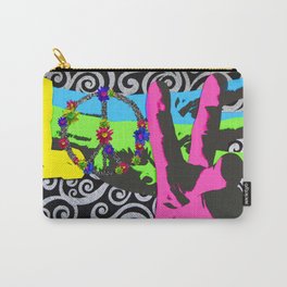 peace love and more peace Carry-All Pouch