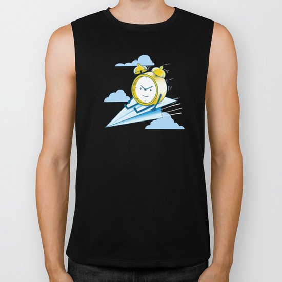 Times Flies (color option) Biker Tank