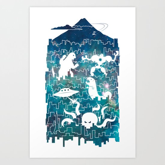 Tokyo Smackdown Art Print