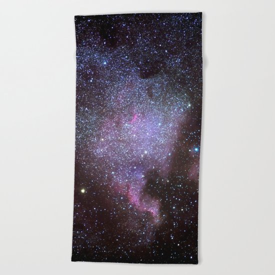 North American Nebulae. The Milky way. North America Nebula Beach Towel