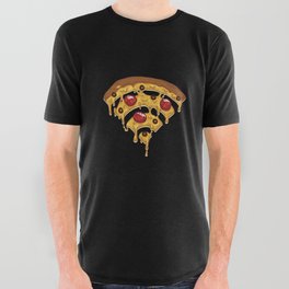 Pizza WLAN All Over Graphic Tee