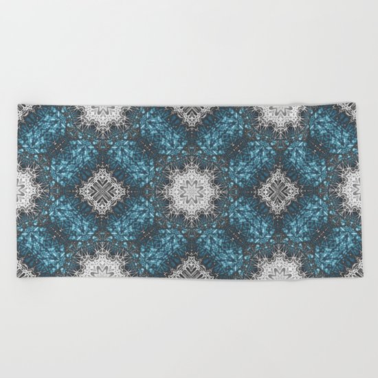 Mehndi Ethnic Style G336 Beach Towel