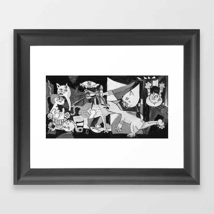 Spanish Cats Framed Art Print