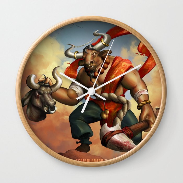 The Year of the Ox Wall Clock