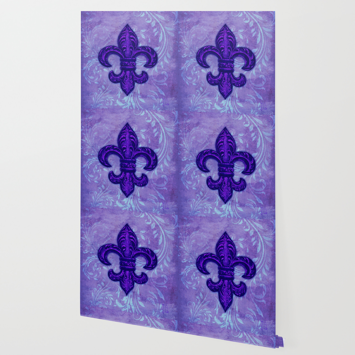 Purple Fleur De Lis Wallpaper By Glimmersmith Society6 The fleur de lis family lost someone very special to us all. purple fleur de lis wallpaper by glimmersmith