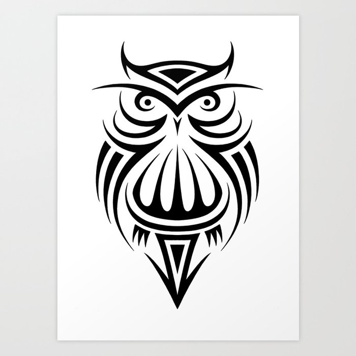 tribal patterns owl