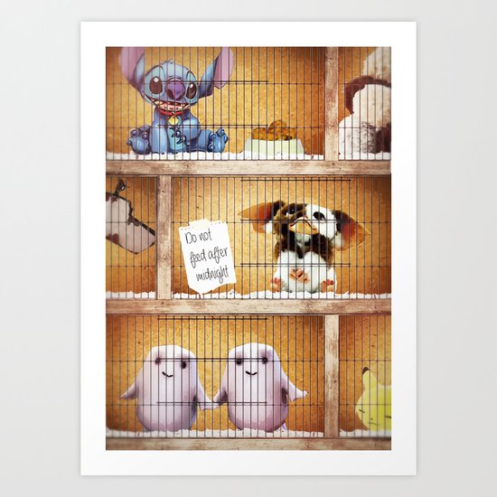 The Cosmic Pet Shop Art Print