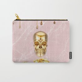Gold skull Carry-All Pouch