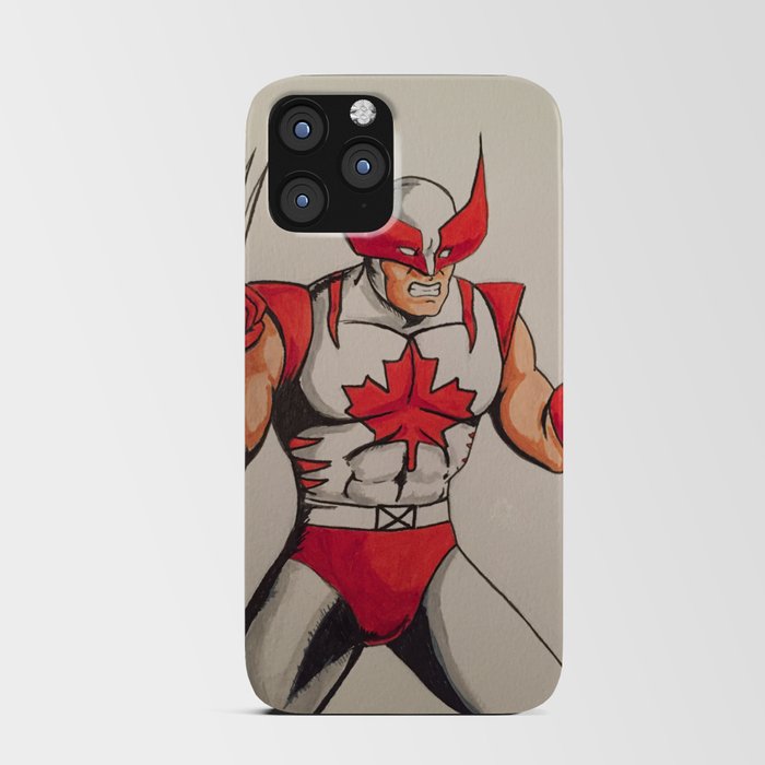 Canadian Super Hero iPhone Card Case