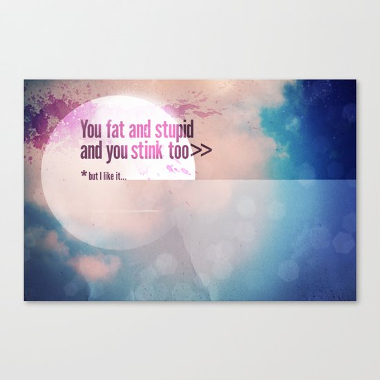 I LIKE U Canvas Print