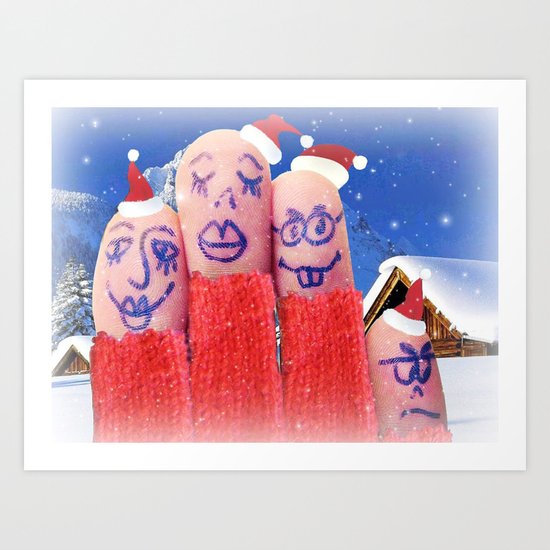 Merry Christmas! Art Print