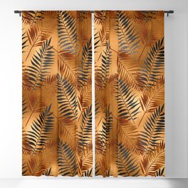 Amazing Copper and Gold Design Pattern Blackout Curtain
