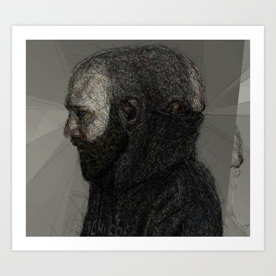 Somewhat Fraudulent Self Portrait at 35 Art Print