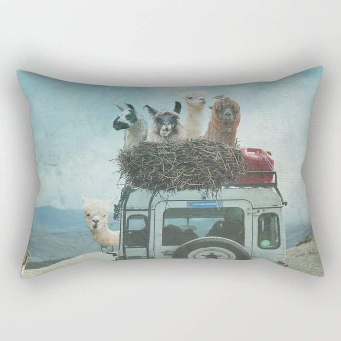 ALPACA WANDERLUST II SUMMER EDITION Rectangular Pillow