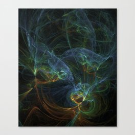 fractal Bunt Canvas Print