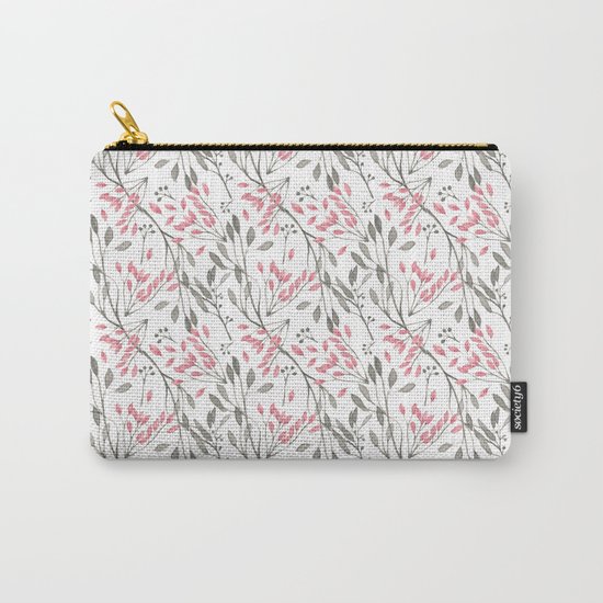 Delicate Floral Pattern 04 Carry-All Pouch