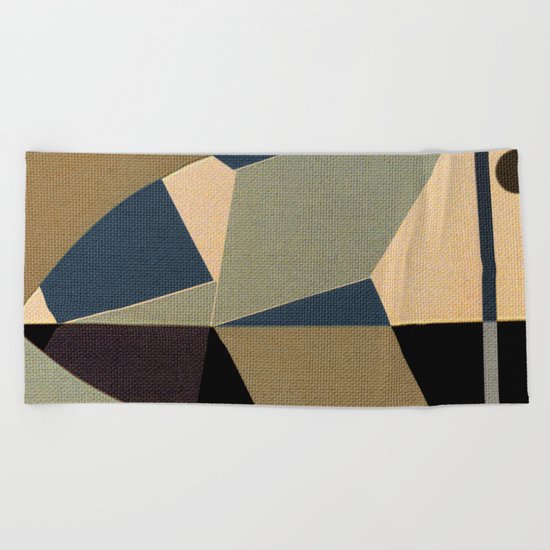 Mosaic Beak Beach Towel