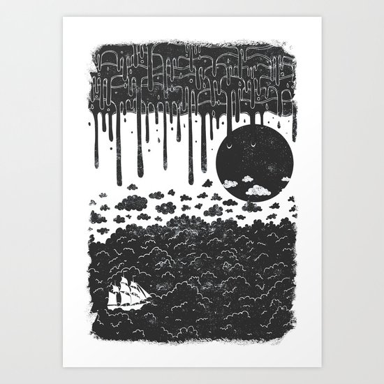 Topsy Turvy Art Print