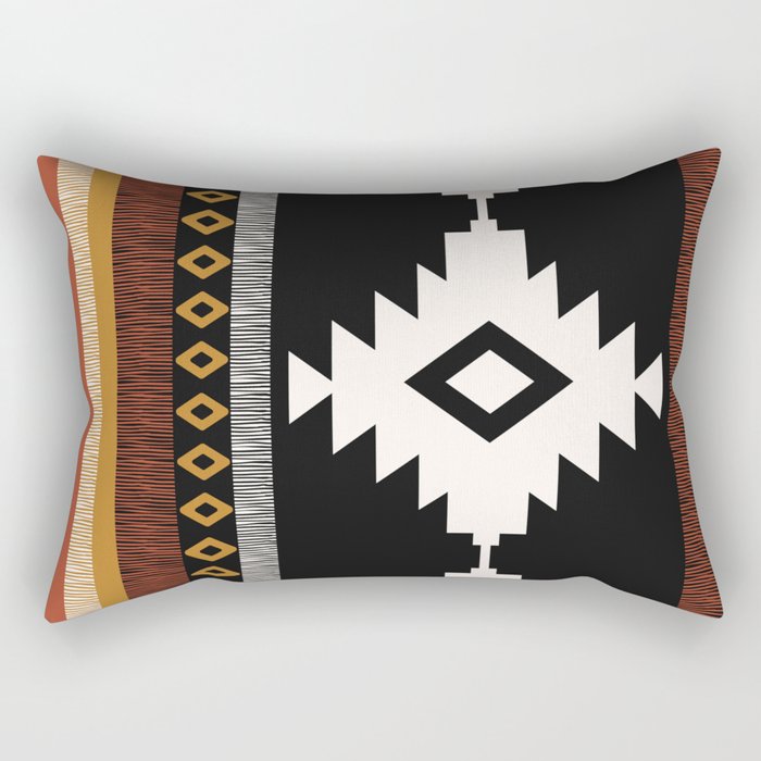 Pueblo in Sienna Rectangular Pillow