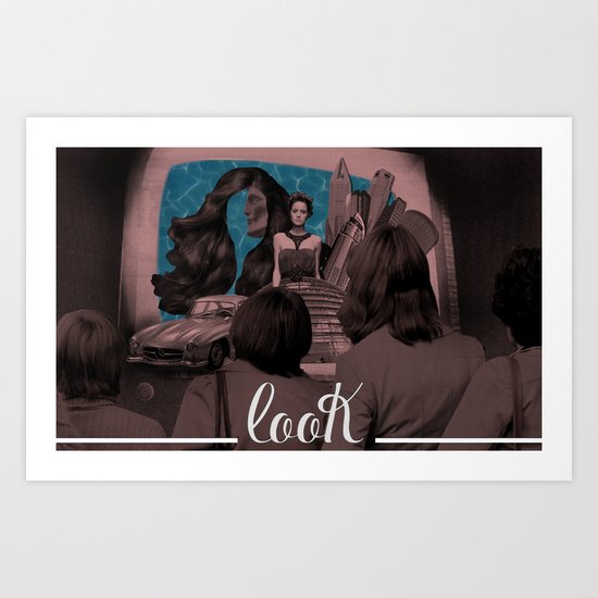 look. Art Print