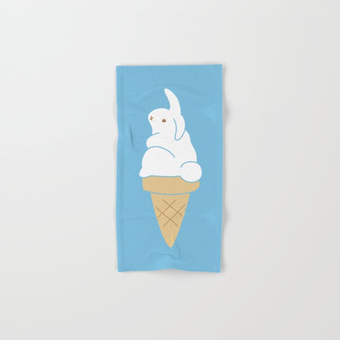 Icecream Bunny Hand & Bath Towel