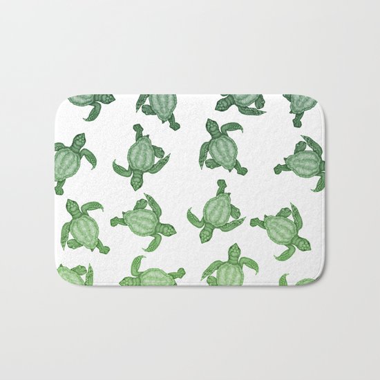 Baby Sea Turtles Bath Mat