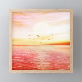 Summer Sunset II Framed Mini Art Print