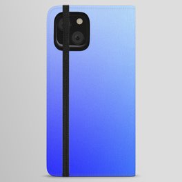 52  Blue Gradient 220506 Aura Ombre Valourine Digital Minimalist Art iPhone Wallet Case