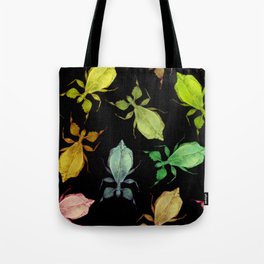 Leaf Insect Pattern Tote Bag