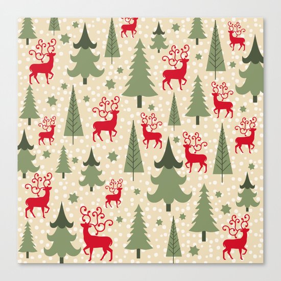 Christmas ornaments Canvas Print