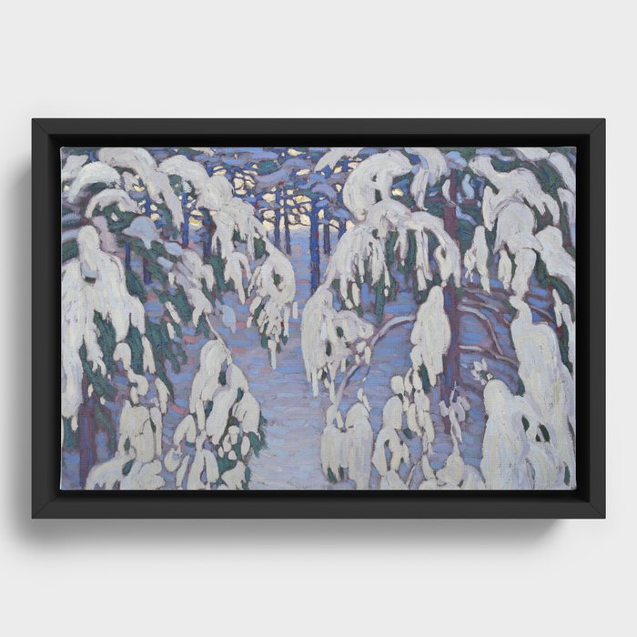 Lawren Harris - Snow Fantasy 1917 Framed Canvas