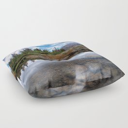 Mountain Reflections Floor Pillow