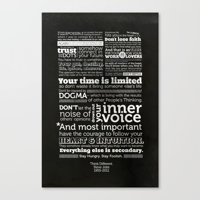Think Different Canvas Print