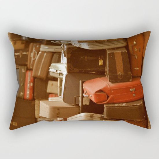 TOWER OF LUGGAGE Rectangular Pillow