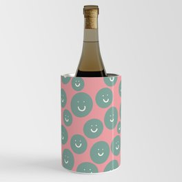 Summer Happy Baby Party - teal and pink Wine Chiller
