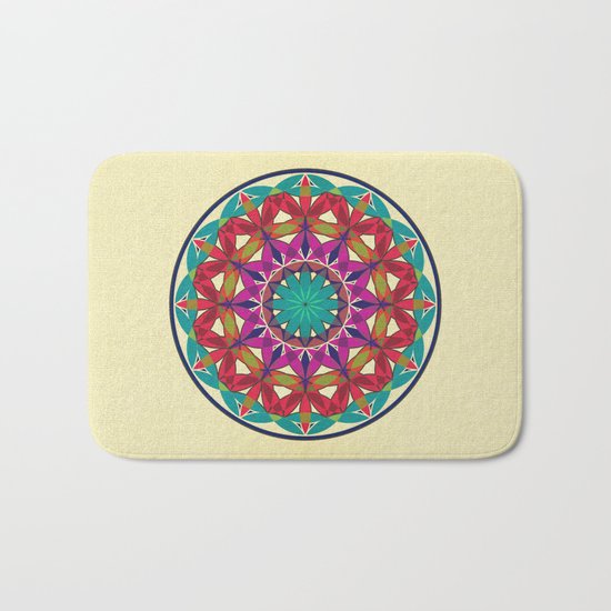 Flower of Life variation 2 Bath Mat