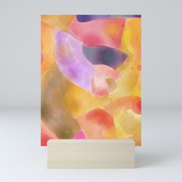 Abstract watercolor composition Mini Art Print