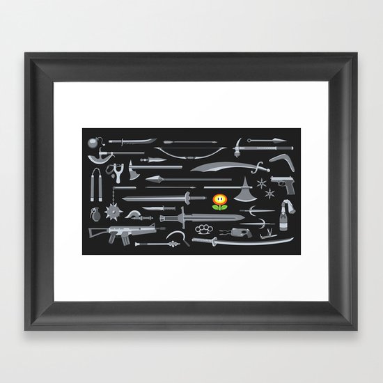 Choose Your Weapon Framed Art Print