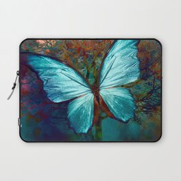 The Blue butterfly Laptop Sleeve