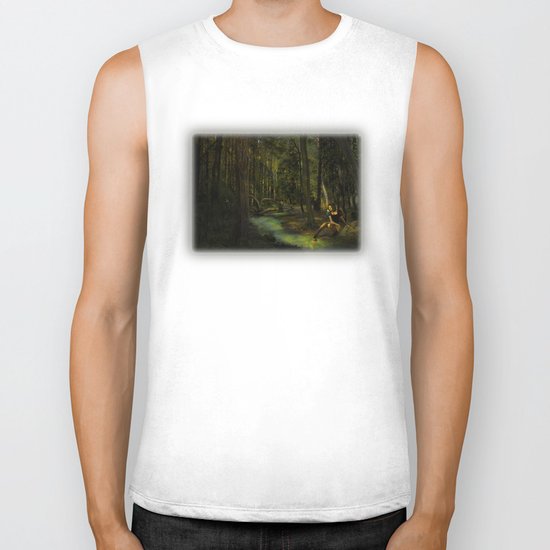Snow White Biker Tank