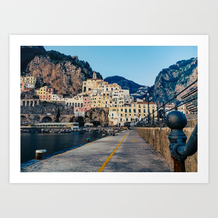 Amalfi from the Pier Travel | Fine Art Photography Art Print
