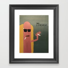 Meow Framed Art Print