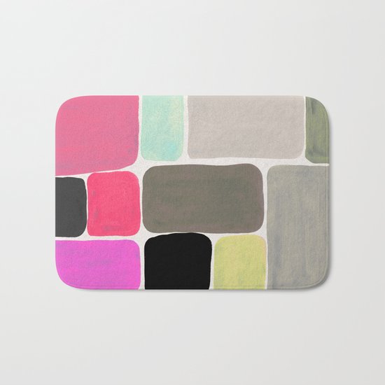 colour + pattern Bath Mat