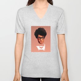 Trapped like a Moth in the Bath V Neck T Shirt