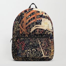 The Unicorn in Captivity Backpack | In, Unicorn, The, Vintage, Curated, Fantasy, Painting, Retro, Magical, Spring 