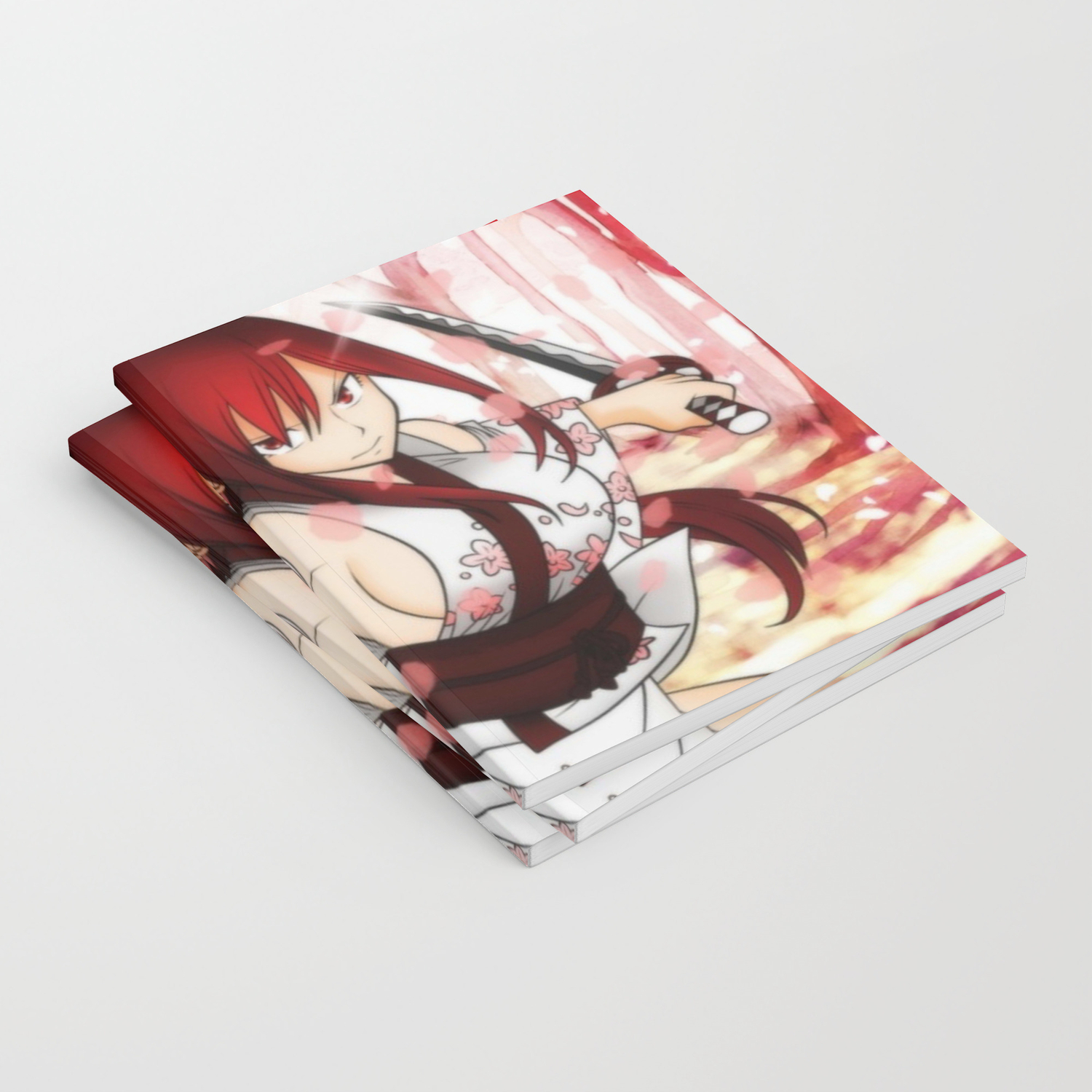 Erza Scarlet Sword Notebook By Maax Society6 Share the best gifs now >>>. erza scarlet sword notebook by maax
