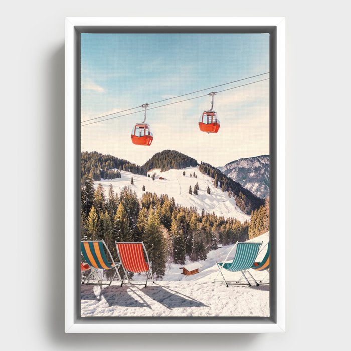 The Alps Framed Canvas